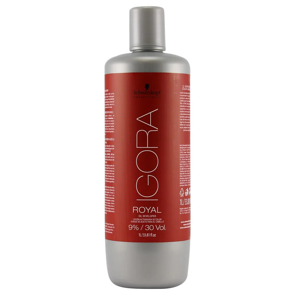 Água Oxigenada Igora Royal 1l - 30 Vol