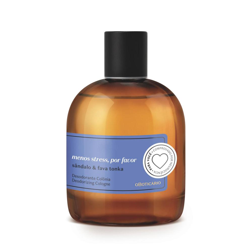 Boticário Aroma e Terapia Menos Stress, Por Favor Desodorante Colônia -75ml