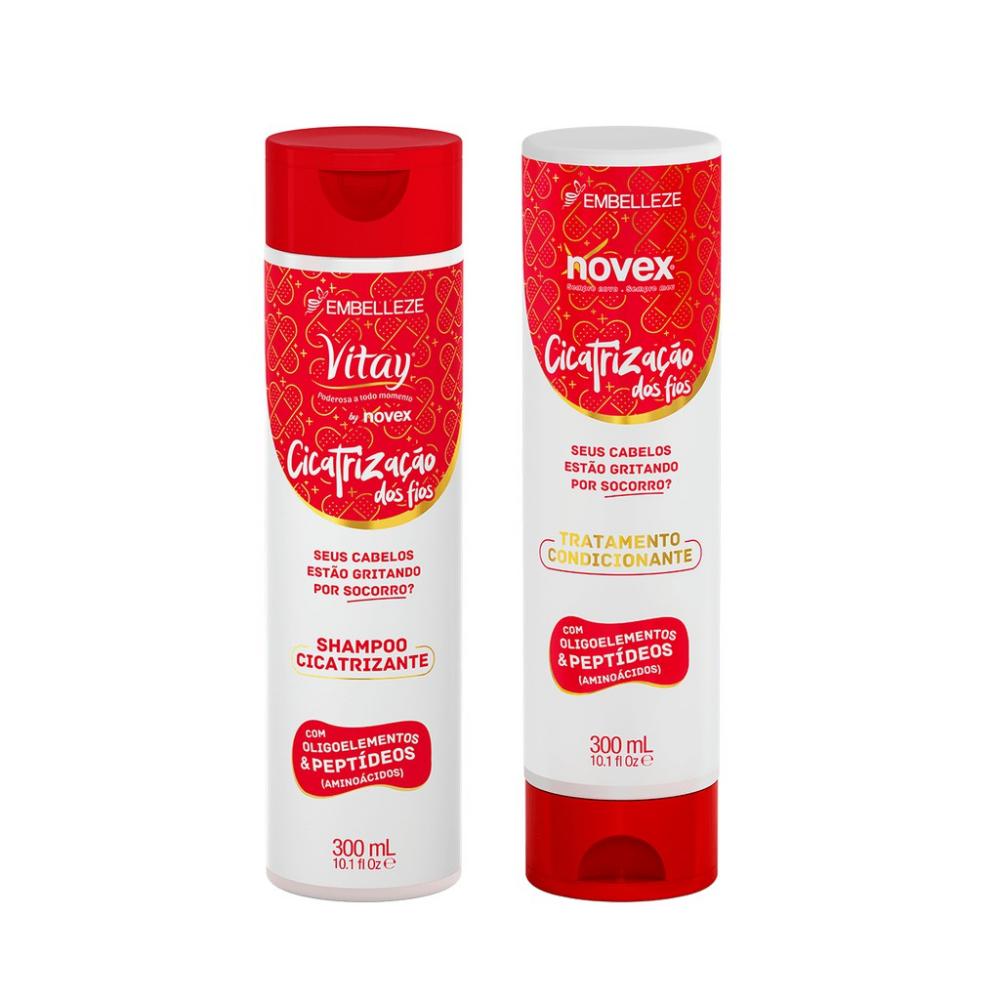 Vitay Novex Cicatrização dos Fios Shampoo e Condicionador- 300ml