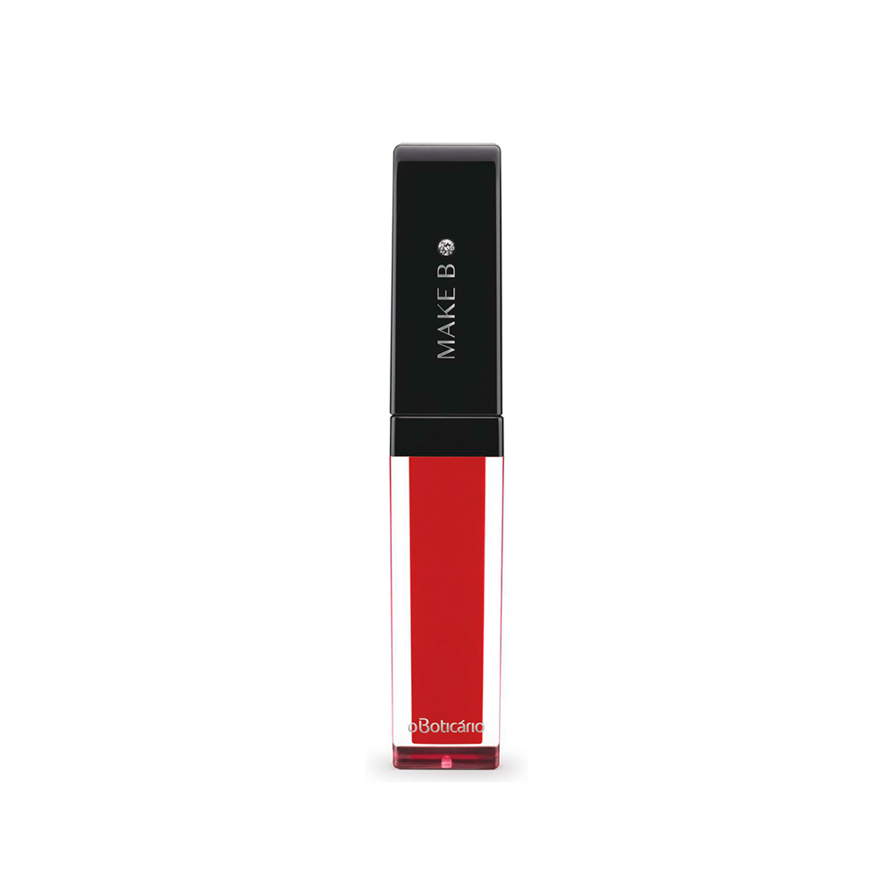 Boticário Batom Líquido Mate Red Boost Make B.- 5ml