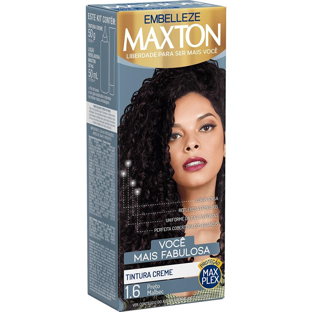 Coloração Maxton Você Fabulosa- 1.6 Preto Malbec