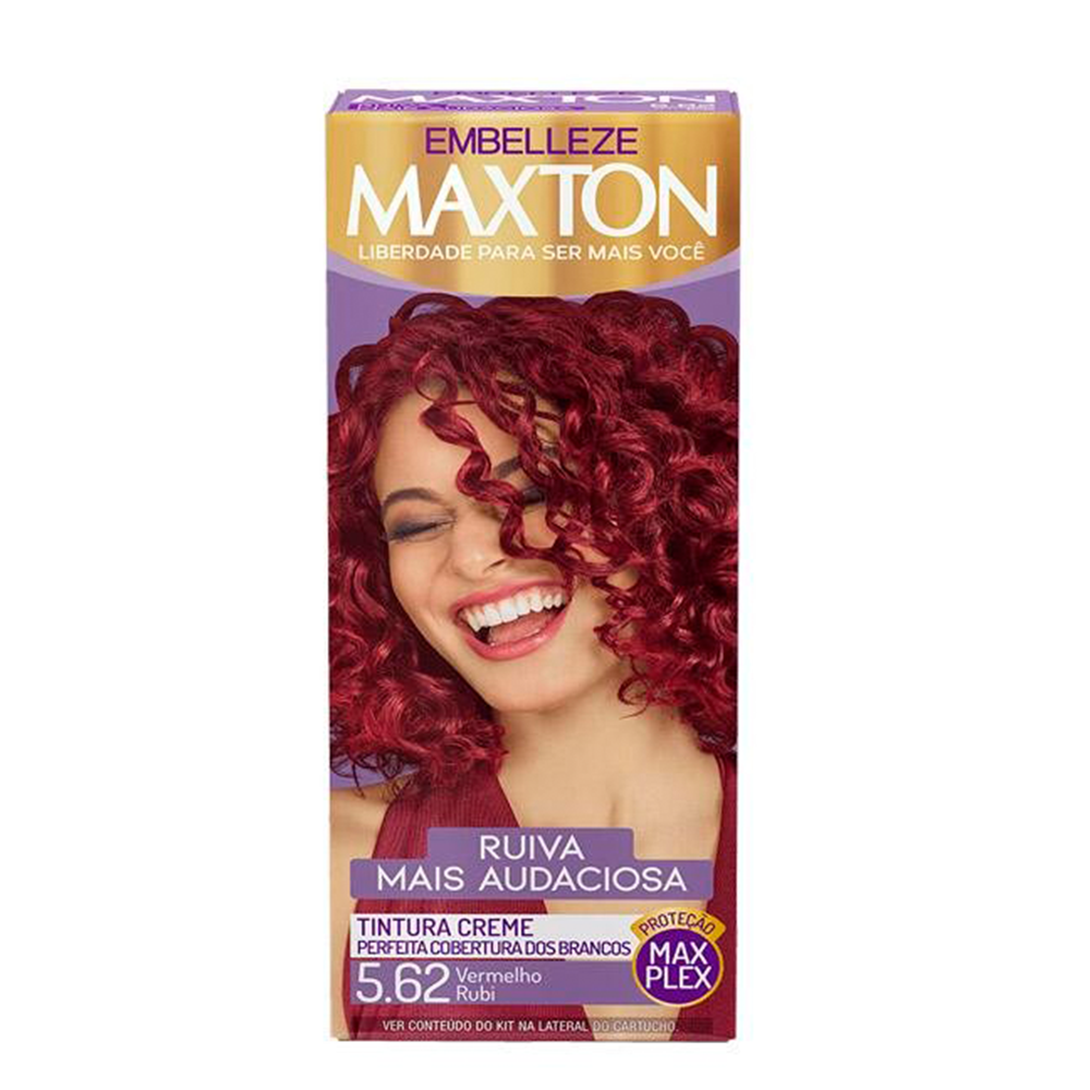 Coloração Maxton Ruiva Audaciosa-5.62 Vermelho Rubi