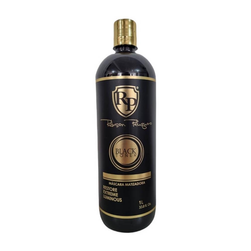 Máscara Matizadora Profissional Black Toner - 1l - Robson Peluquero 