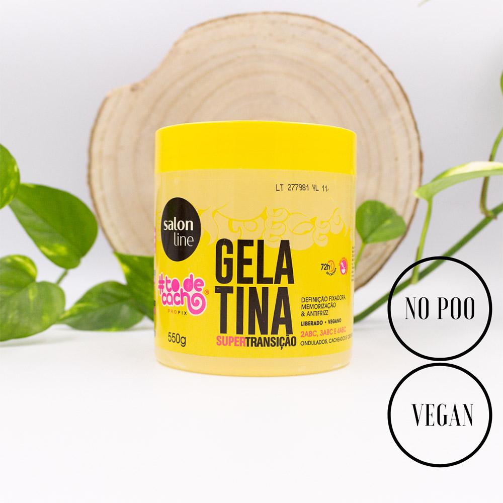 Gelatina #todecacho Super Transição Capilar Salon Line - 550g