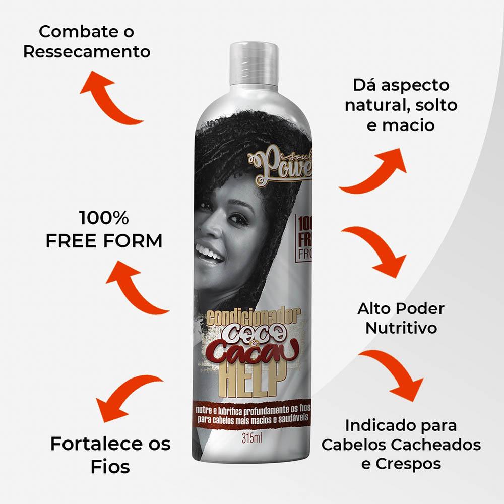 Kit Soul Power Coco e Cacau Tratamento Completo