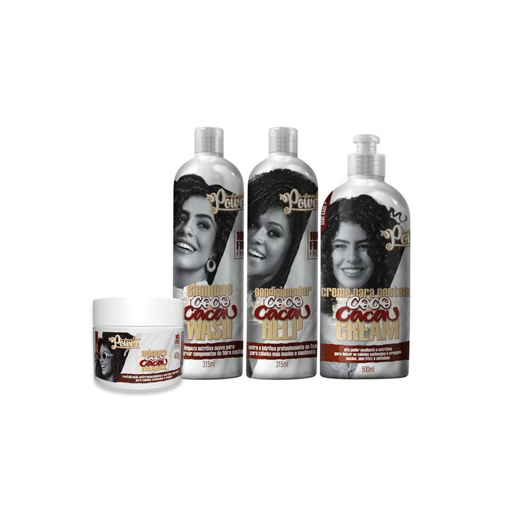 Kit Soul Power Coco e Cacau Tratamento Completo