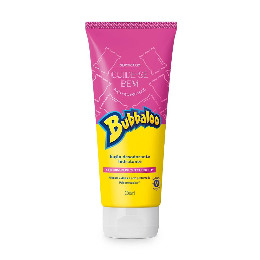 Boticário Loção Desodorante Hidratante Corporal Cuide-se Bem Bubbaloo Tutti Frutti - 200ml