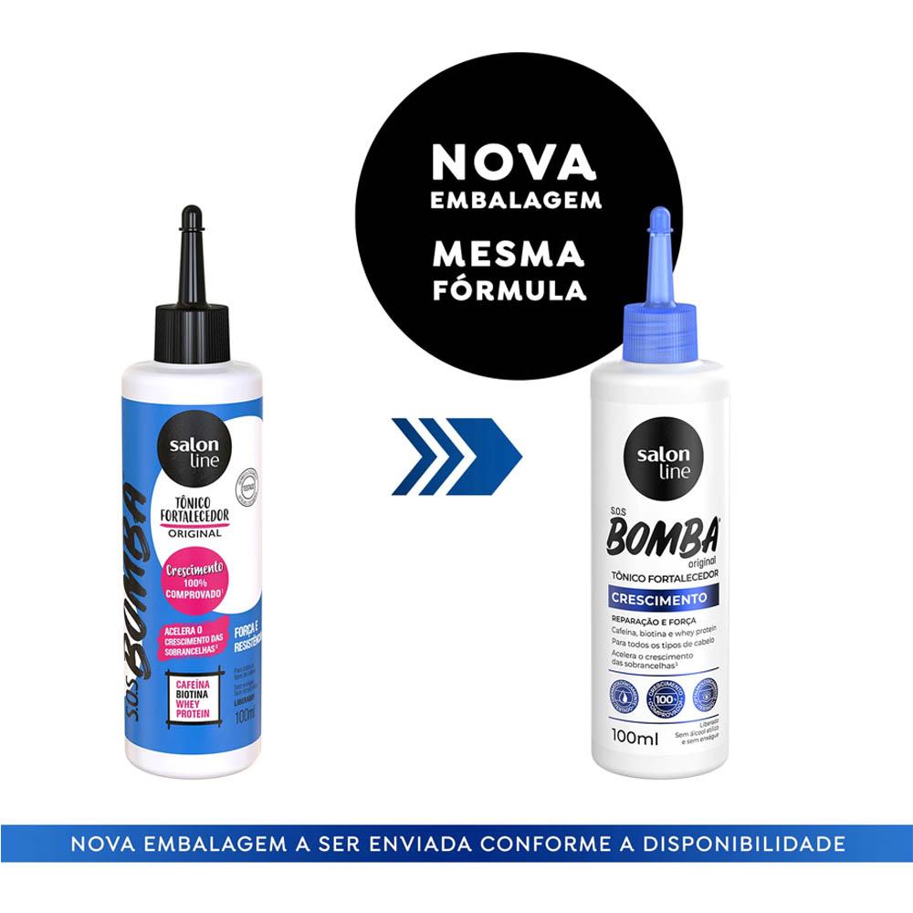 Tônico Fortalecedor Sos Bomba Crescimento Acelerado Salon Line - 100ml