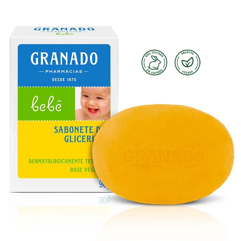 Sabonete Barra de Glicerina Granado Bebê Tradicional 90g