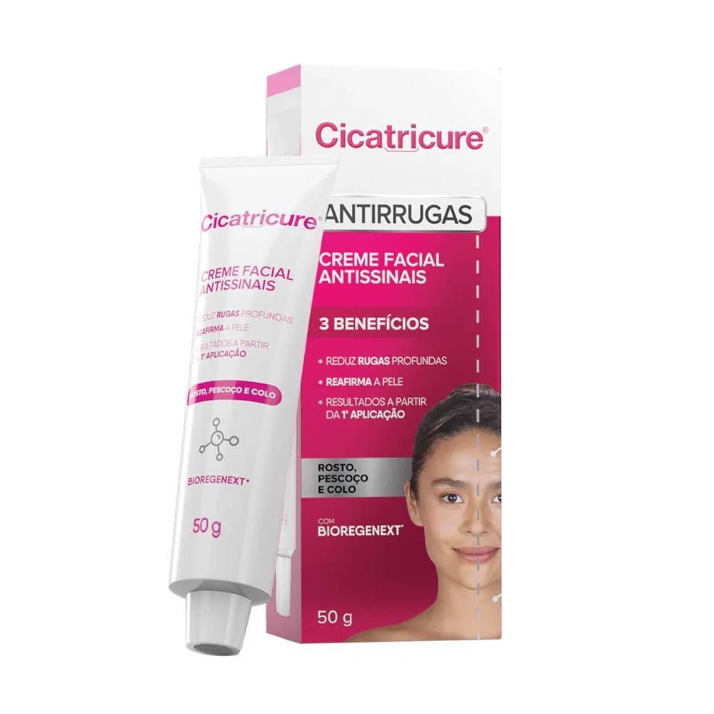 Cicatricure Antirrugas - Creme Facial Antissinais 50g