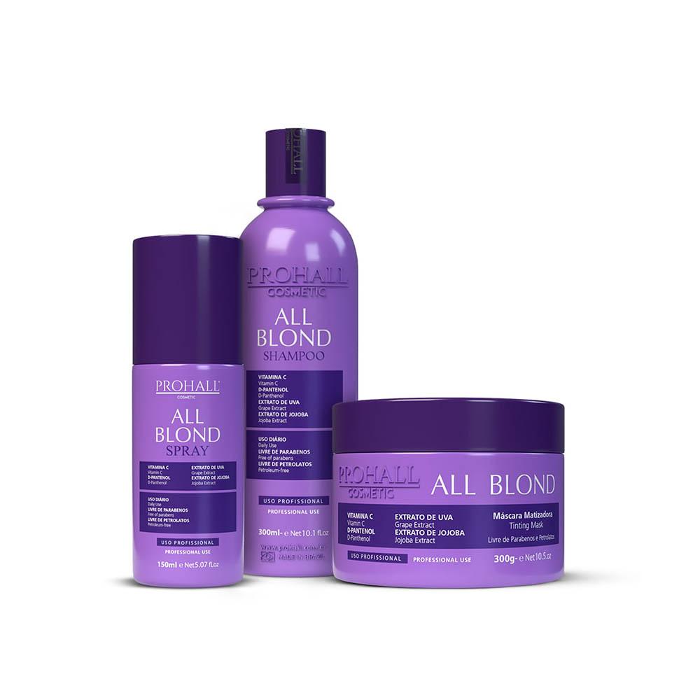 Kit All Blond Manutenção e Nutrição Para Loiros