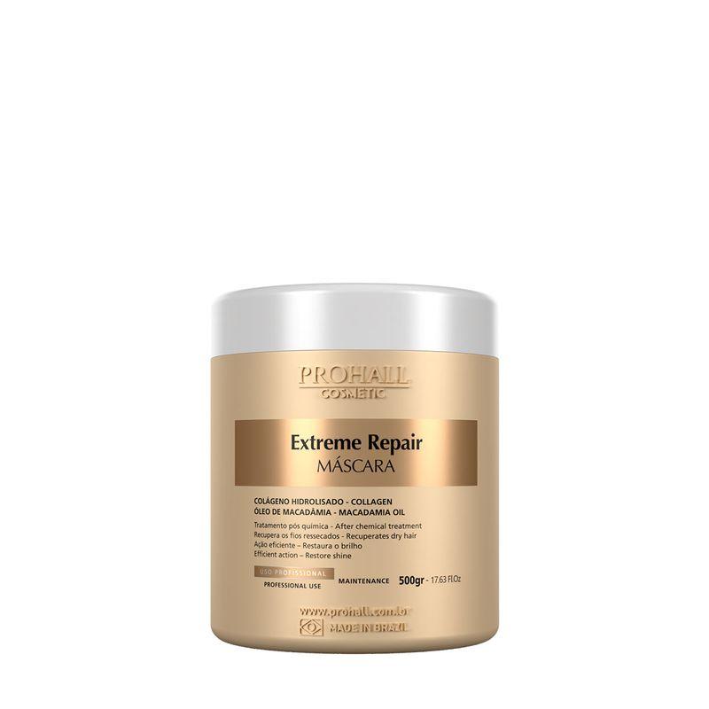 Prohall Máscara Home Care Extreme Repair Extrato de Macadâmia - 500g