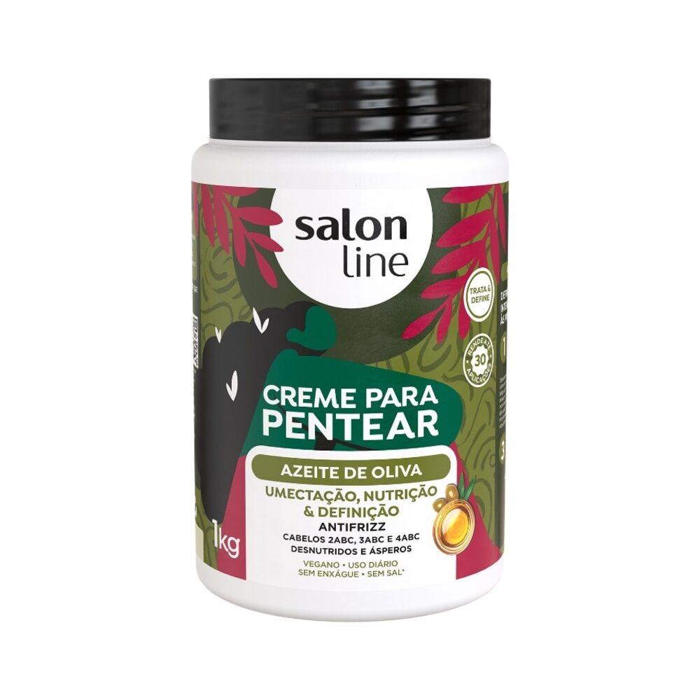 Creme Para Pentear Azeite de Oliva Salon Line - 1kg