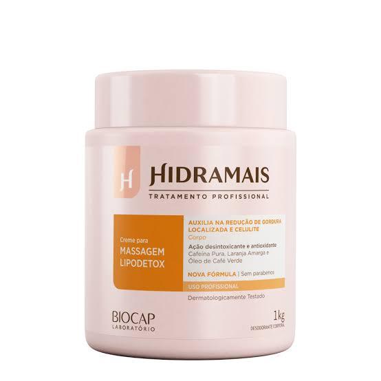 Creme Para Massagem Lipodetox Hidramais Profissional - 1kg