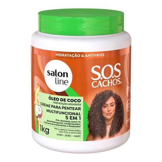 Salon Line S.O.S Cachos Coco Creme para Pentear - 1Kg