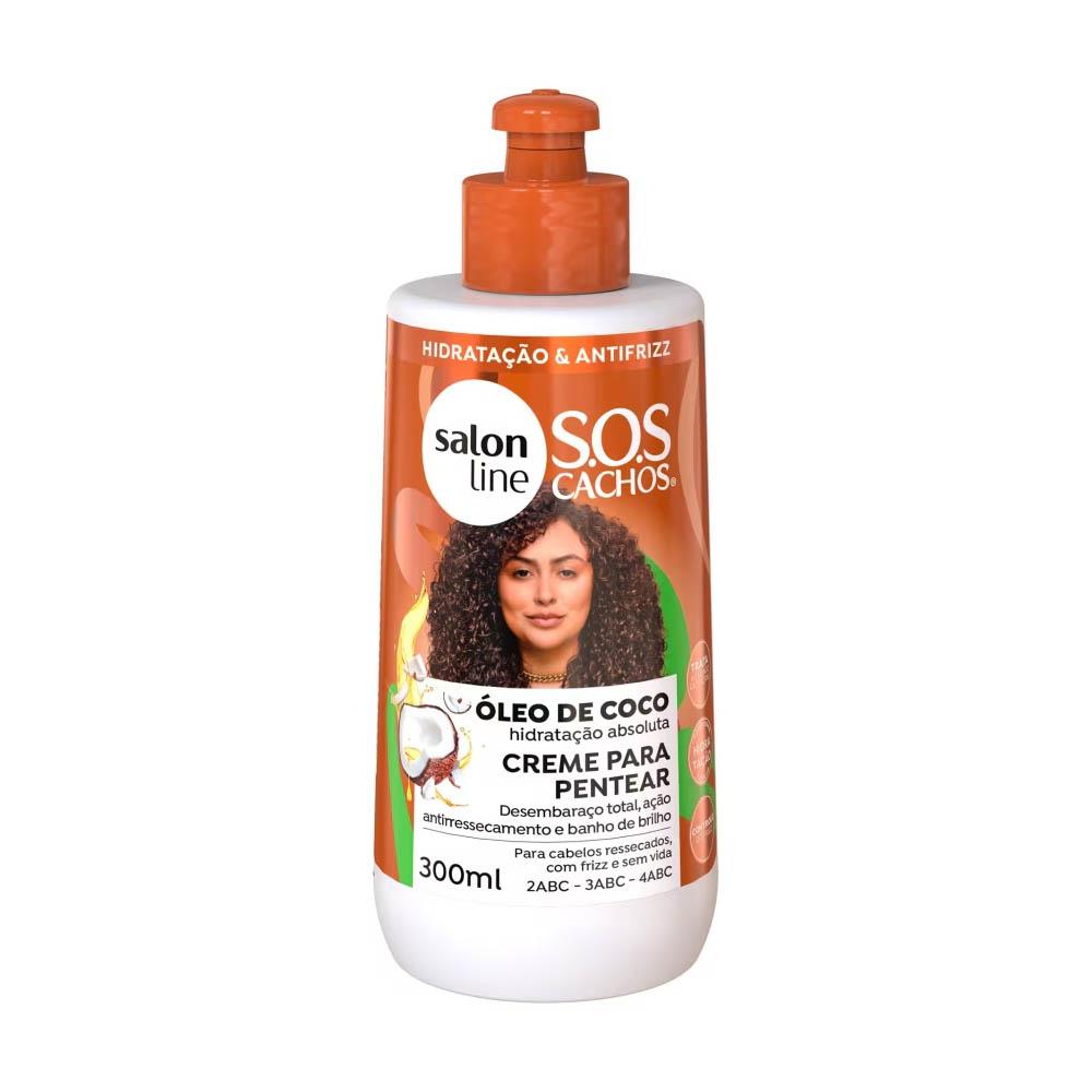 Creme Para Pentear Sos Cachos Coco Tratamento Profundo - 300ml