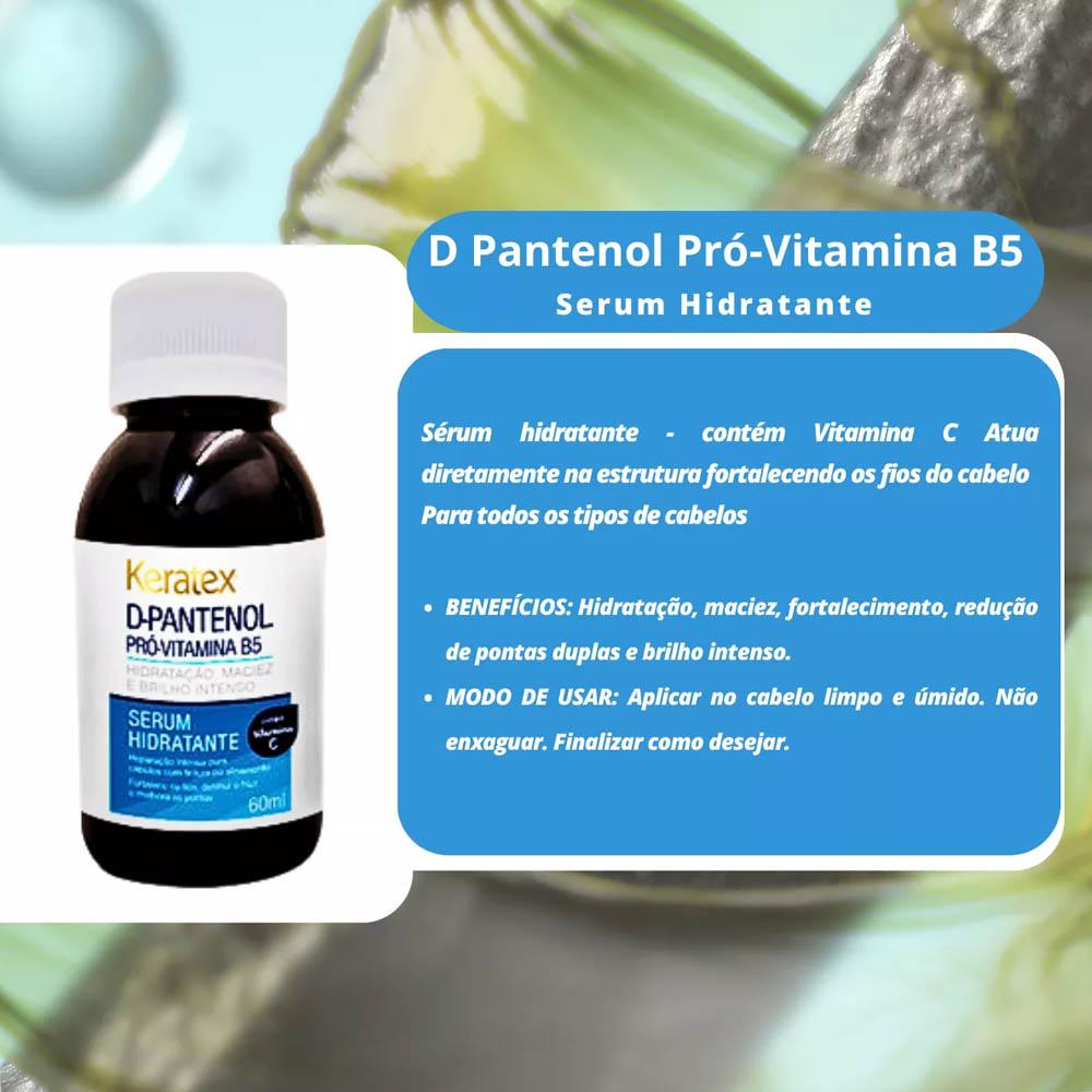 Serum Hidratante D-pantenol Pró-vitamina B5 60ml - Keratex
