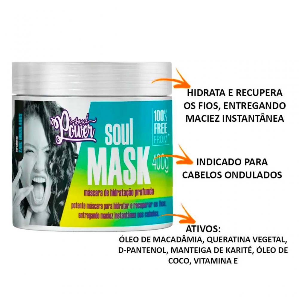 Máscara de Hidratação Profunda Soul Mask - 400g