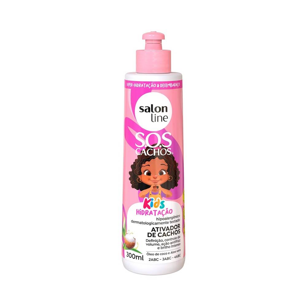 Ativador de Cachos Sos Cachos Kids Hidratação - 300ml