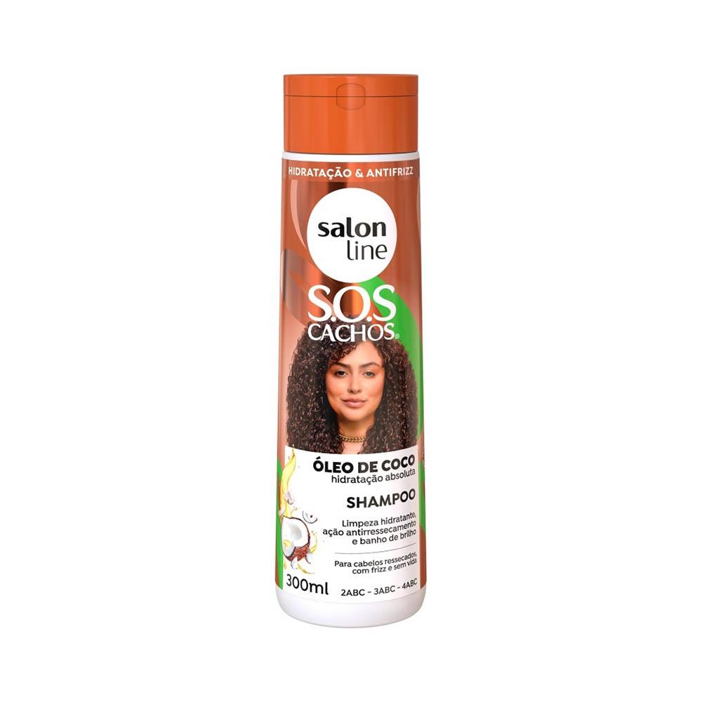 Shampoo Sos Cachos Coco Tratamento Profundo Salon Line - 300ml