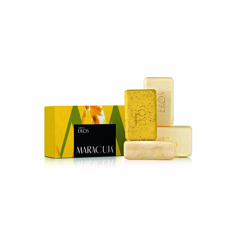 Sabonete Em Barra Cremoso e Esfoliante Ekos - Maracujá