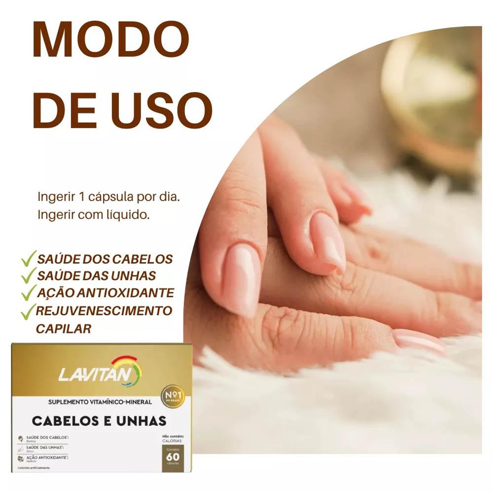 Lavitan Cabelos e Unhas - 60un 