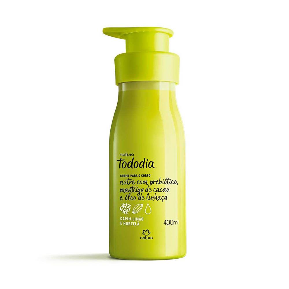 Creme Para O Corpo Natura Tododia Capim Limão e Hortelã - 400ml