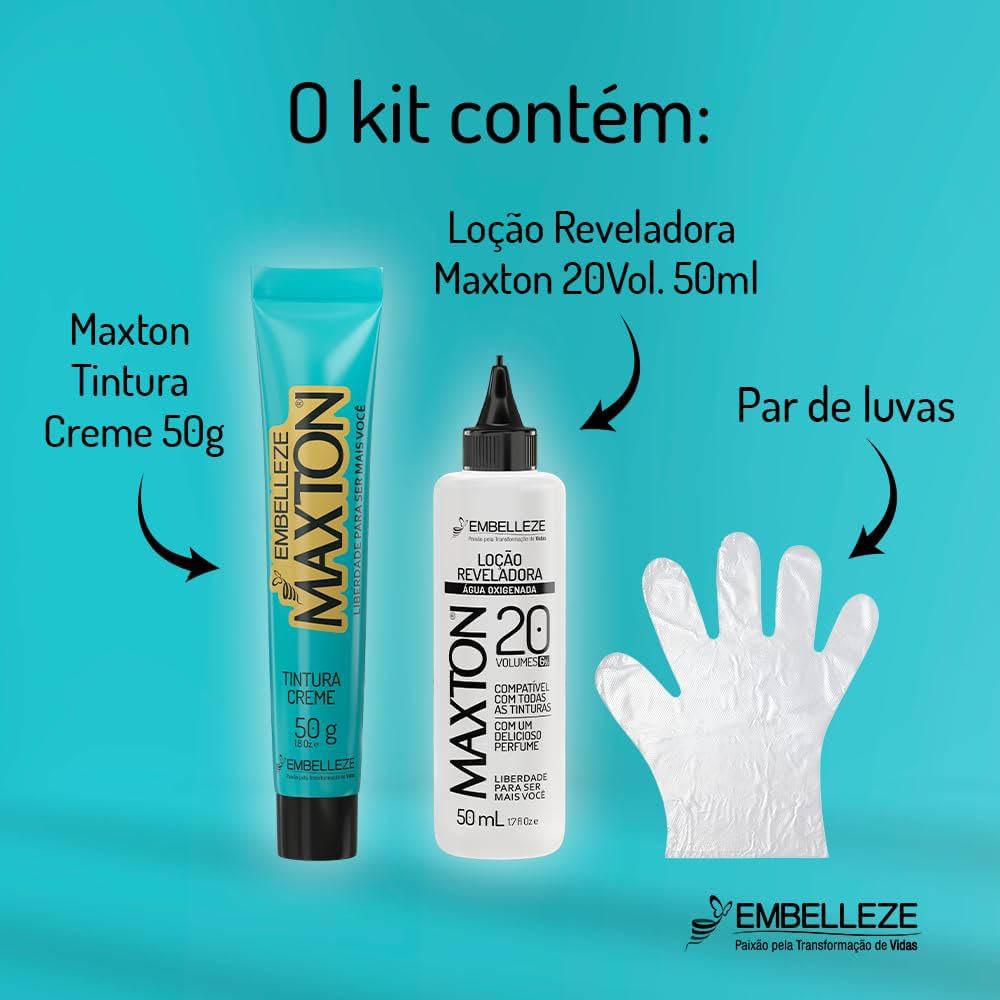 Coloração Maxton Louro Extra Claro Pérola - 12.89 