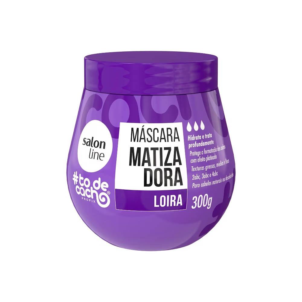 Máscara de Hidratação Matizadora Loira Salon Line - 300g
