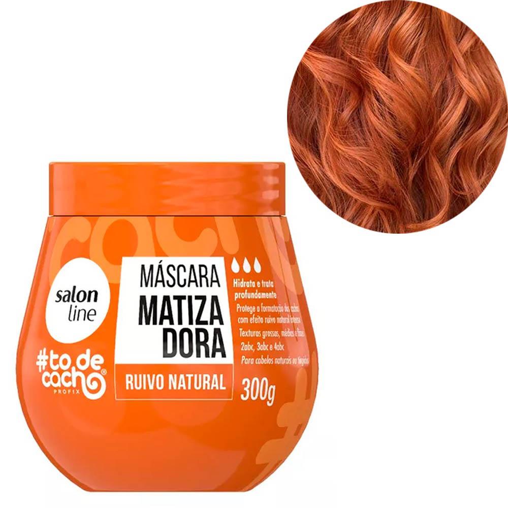 Máscara de Hidratação Matizadora Ruivo Natural Salon Line - 300g