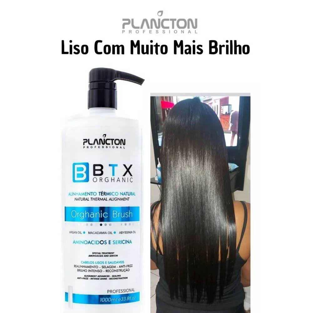 Alinhamento Térmico Btx Orghanic Brush Gloss Plancton 1 L