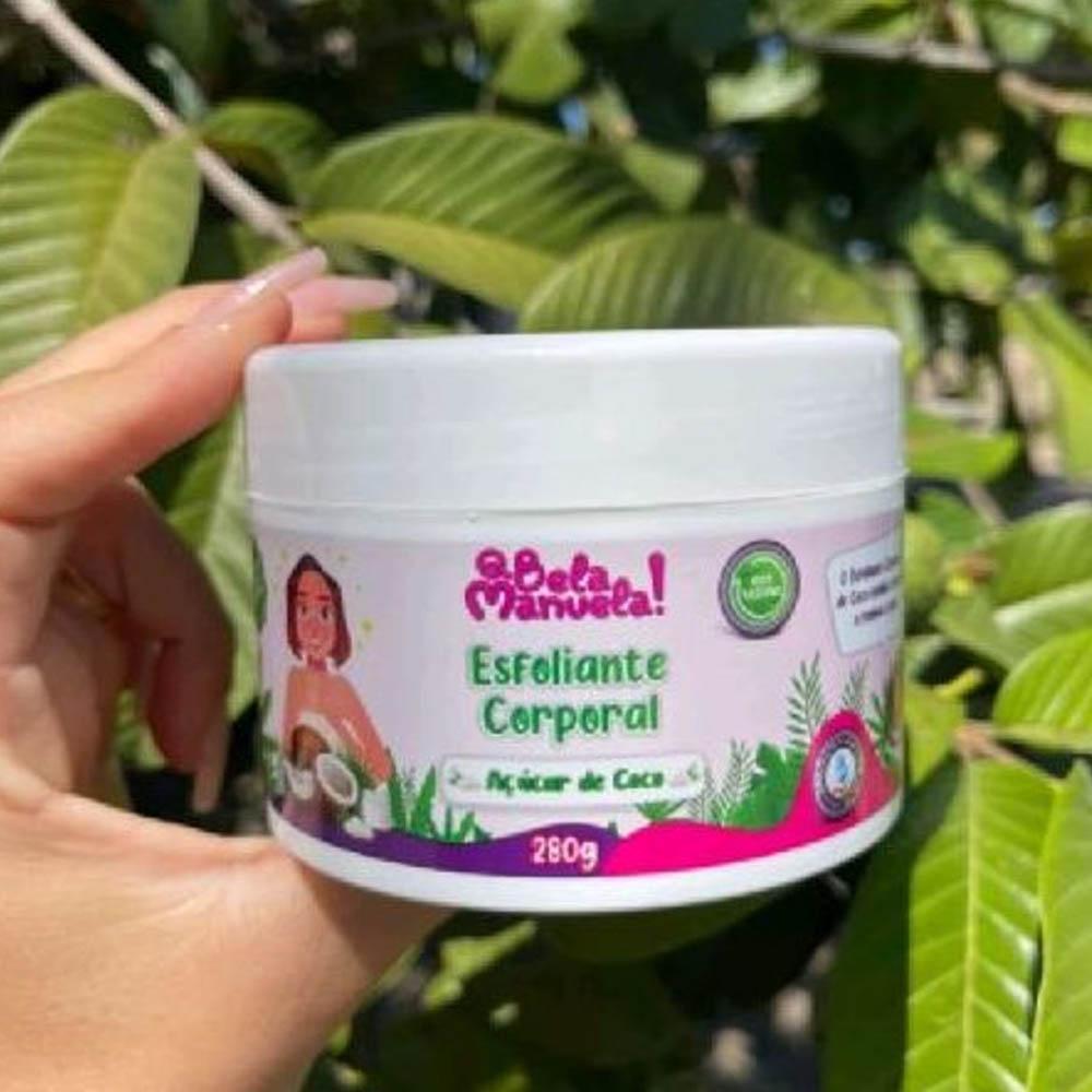 Esfoliante Corporal Açúcar de Coco Qbela Manuela