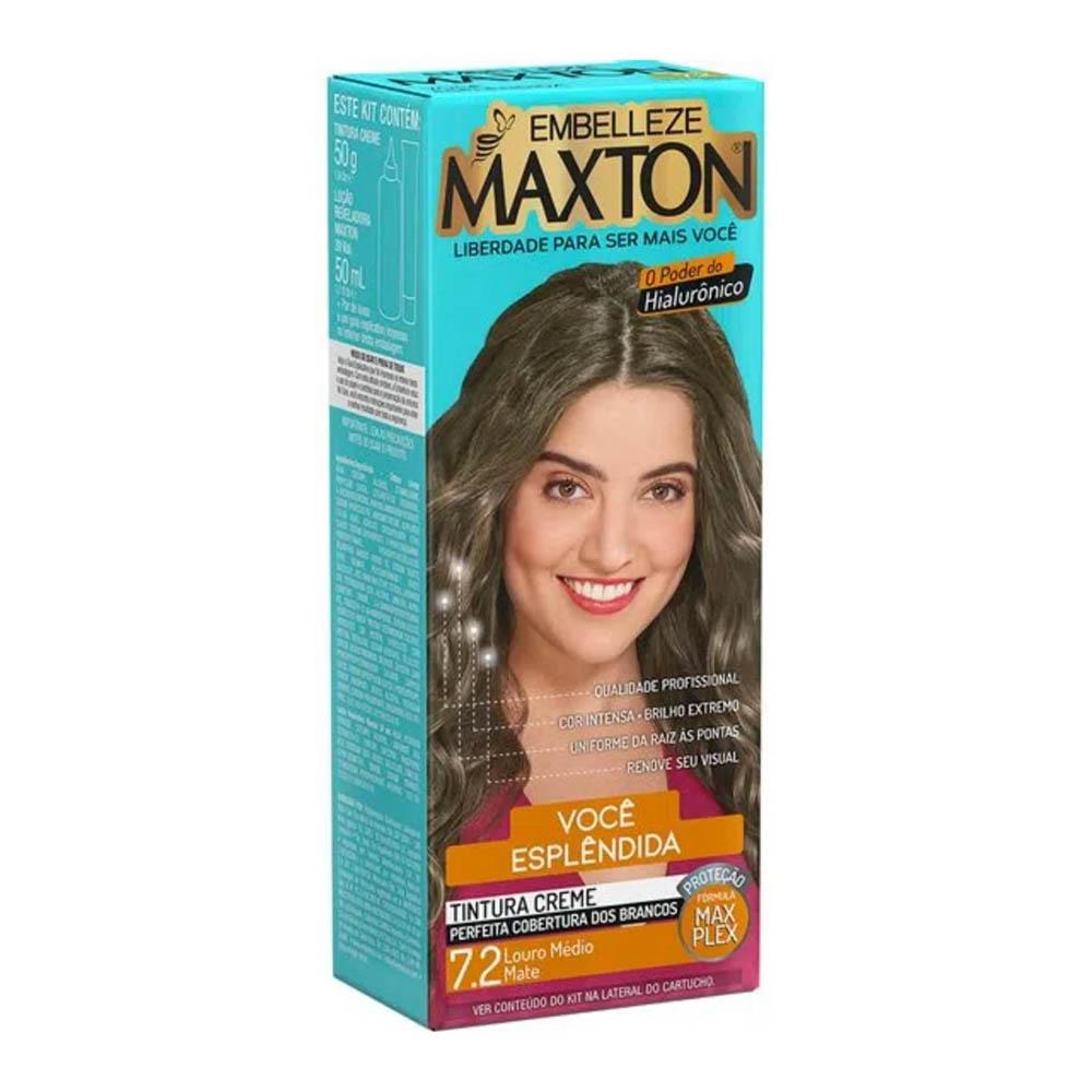 Coloração Maxton Louro Médio Mate- 7.2