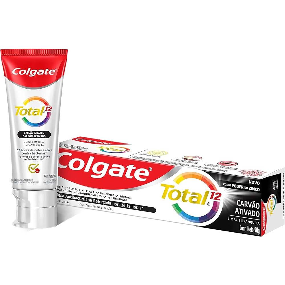 Creme Dental Colgate Total 12 Carvão Ativado