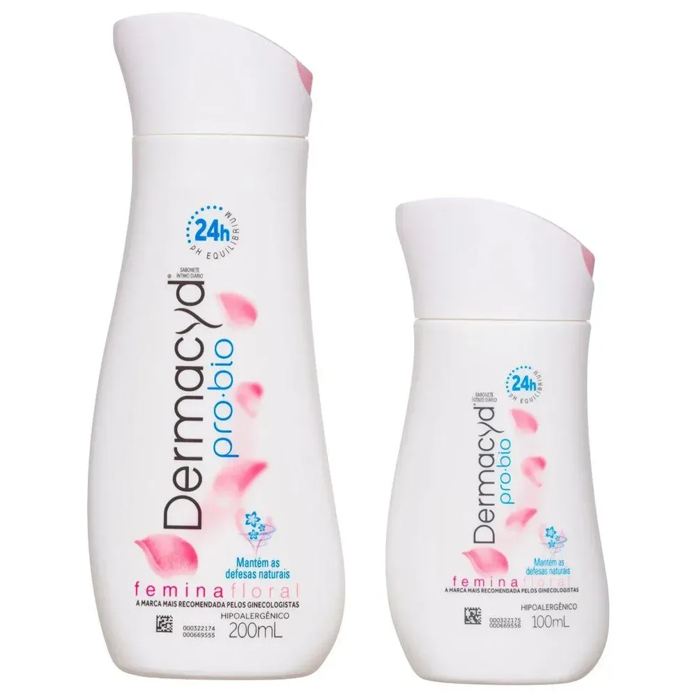 Sabonete Íntimo Femina Floral - Dermacyd - 200ml + 100ml