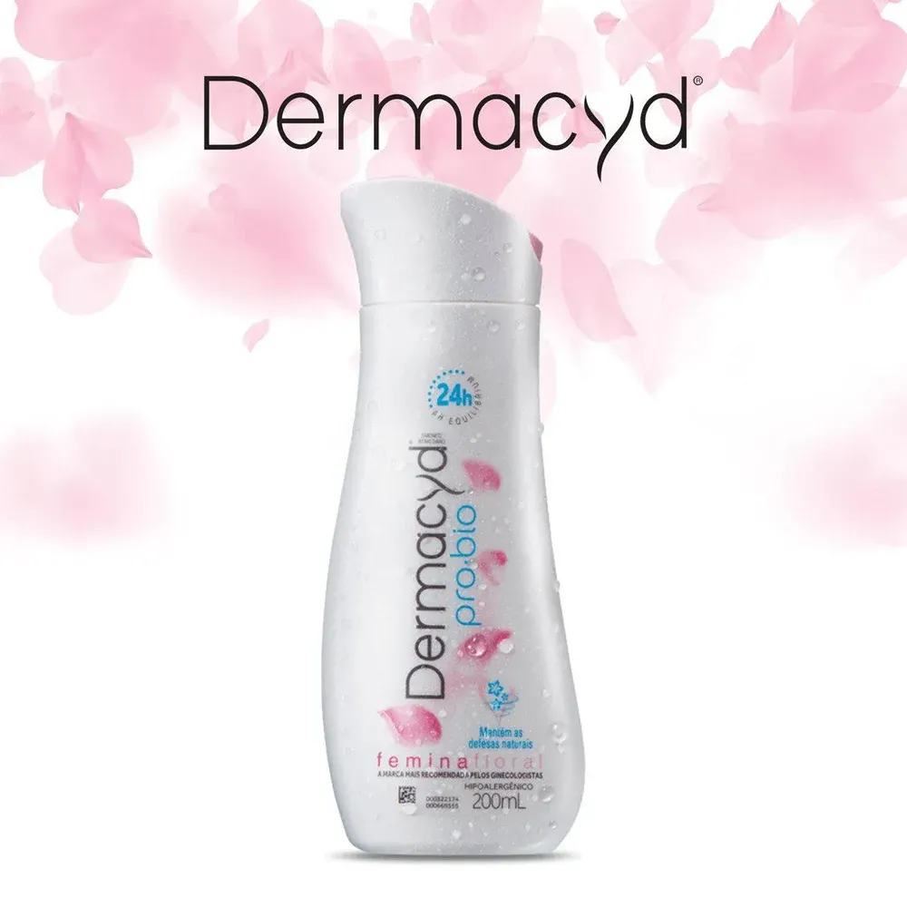 Sabonete Íntimo Femina Floral - Dermacyd - 200ml + 100ml