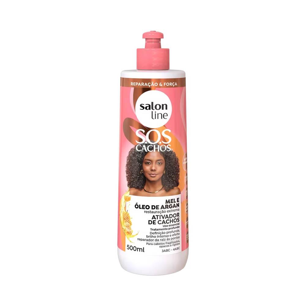 Ativador de Cachos Sos Cachos Mel e Óleo de Argan - 500ml