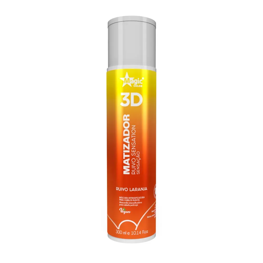 Magic Color Matizador 3d Ruivo Sensation- Efeito Ruivo Laranja - 300ml