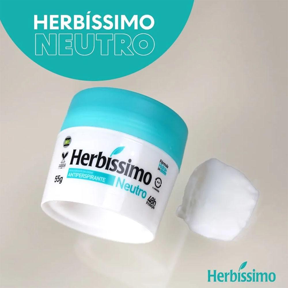 Desodorante Herbíssimo Neutro Em Creme - 55g