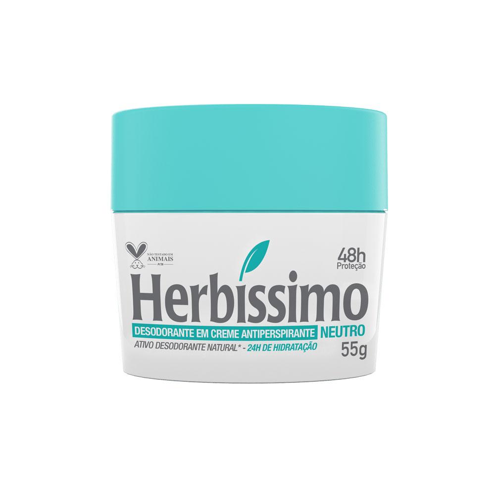 Desodorante Herbíssimo Neutro Em Creme - 55g