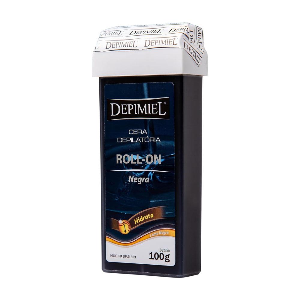 Cera Depilatória Roll-on Negra Depimiel - 100g