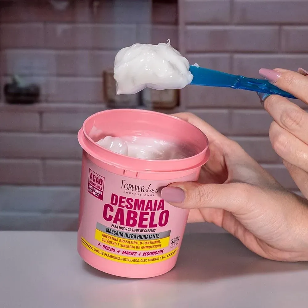 Máscara Ultra Hidratante Desmaia Cabelo Forever Liss 350g