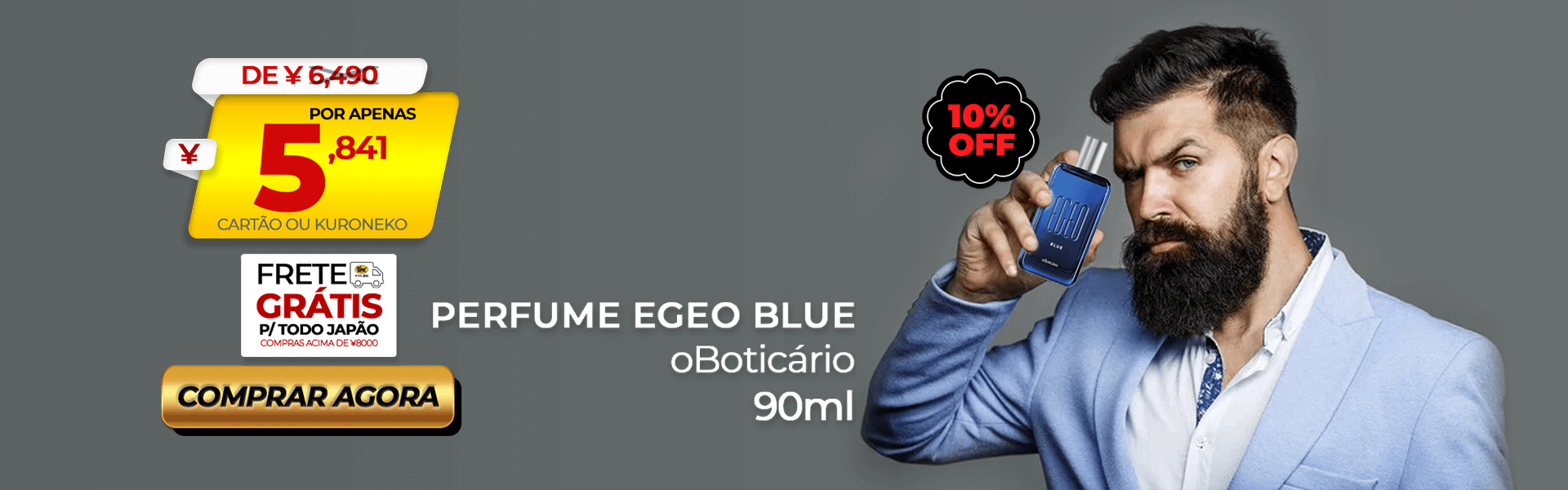 Perfume oBoticario Egeo Blue 90ml