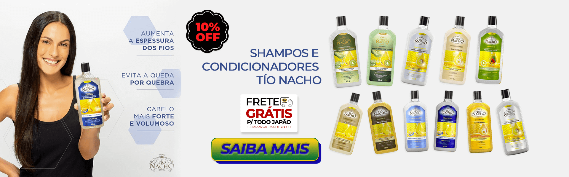 Shampoos e Condicionadores Tío Nacho