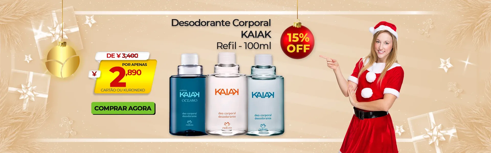 Desodorante Corporal Natura Refil