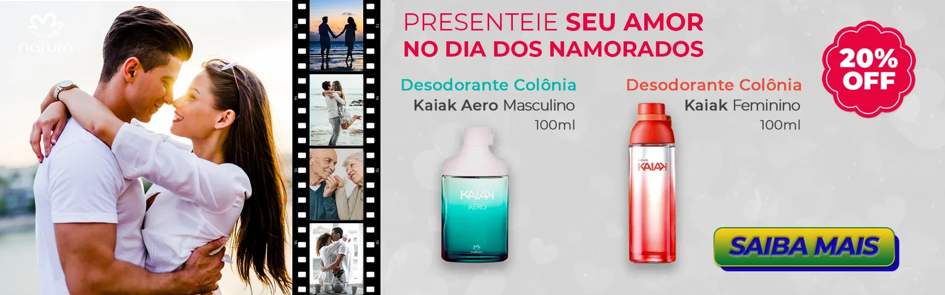 Presenteie com Perfumes Natura